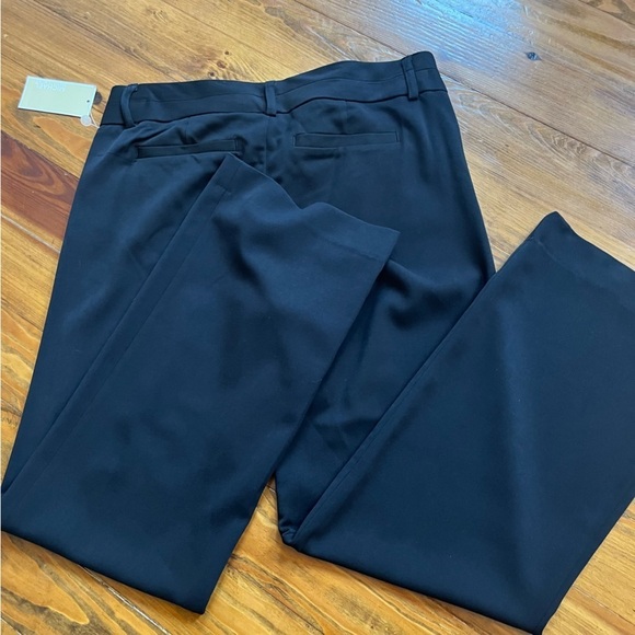 Michael Kors Women Black Slacks Pants Straight Leg Business Career 6P NWT - Picture 3 of 10